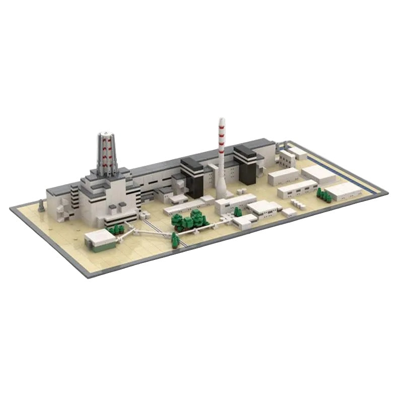Chernobyl Power Plant MOC Building Kit | Historic Industrial Landmark Model - 3