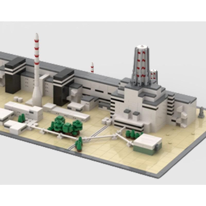 Chernobyl Power Plant MOC Building Kit | Historic Industrial Landmark Model - 4