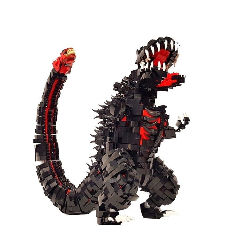 Chibi Nuclear Kaiju Monster Building Kit | LEGO-Compatible MOC - 1
