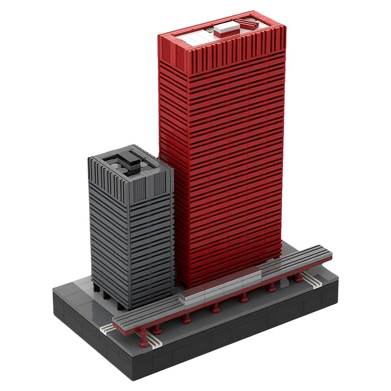 Chicago Big Red Skyscraper 1:1000 MOC Building Kit - 1