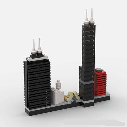 Chicago Skyline Building Kit | LEGO-Compatible MOC - 1