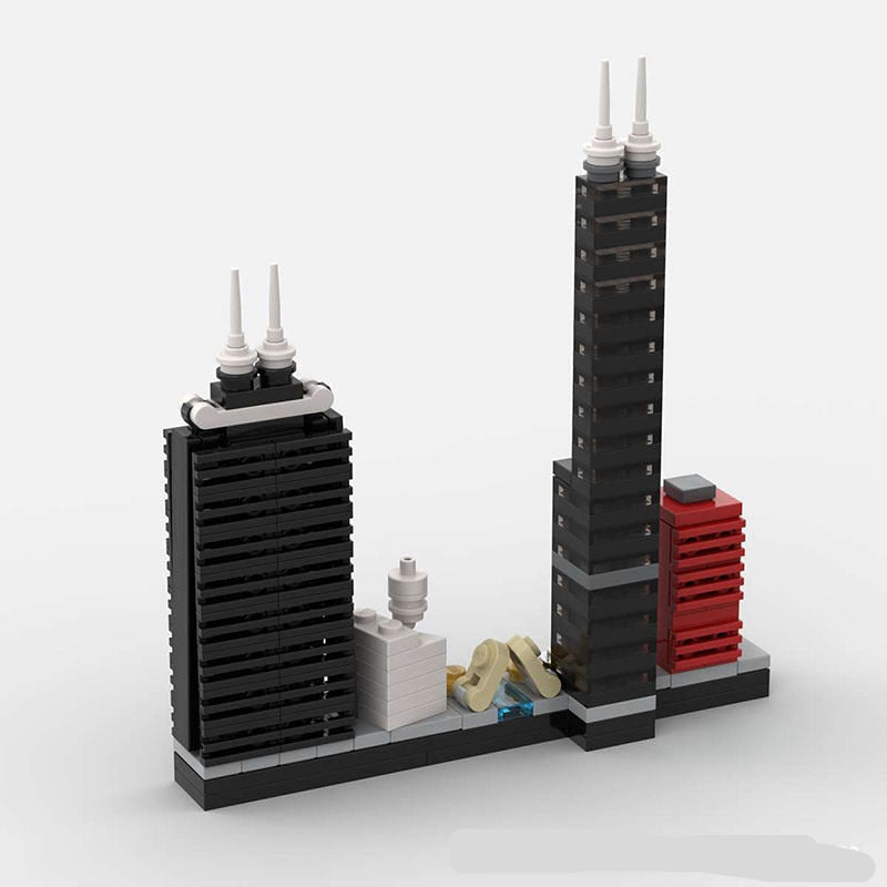 Chicago Skyline MOC Building Kit | City Architecture Model - 1