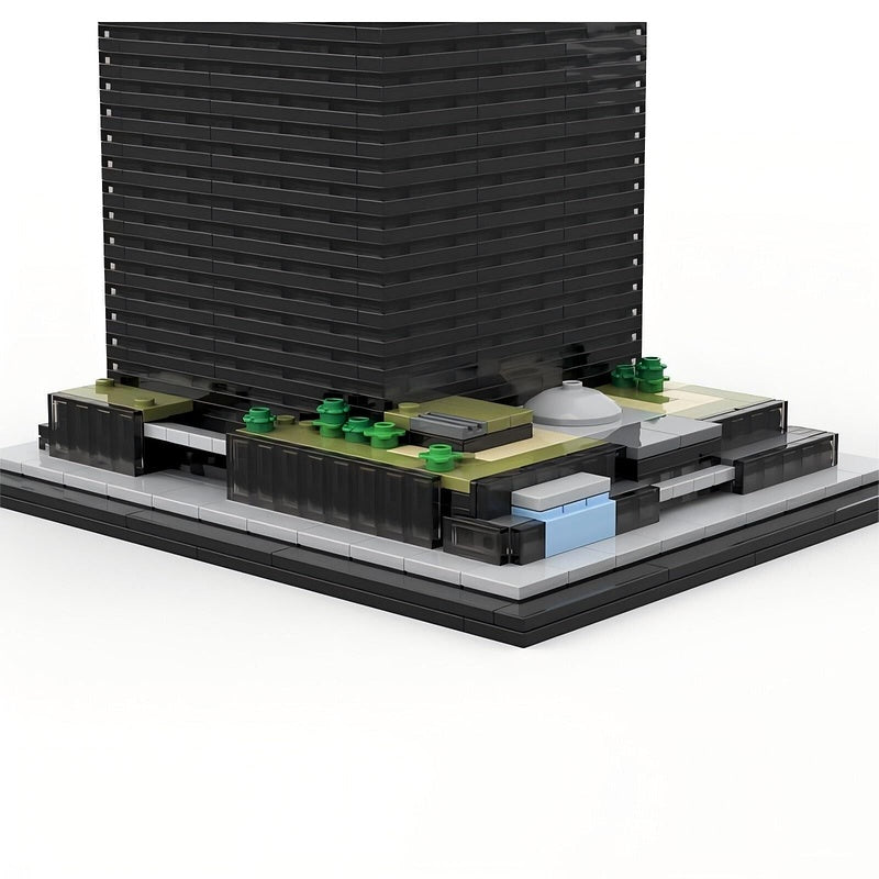 Chicago Willis Tower Building Kit | 1:800 scale LEGO-Compatible MOC - 3