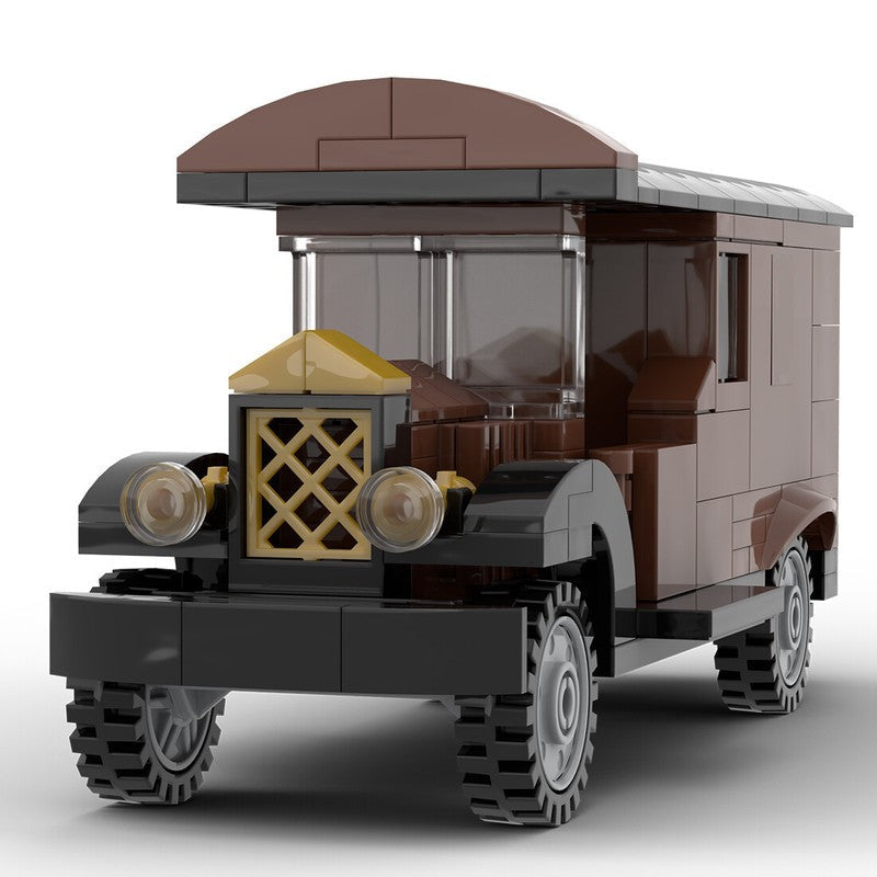 Chocolatier Van Building Kit | Winter Village | Compatible MOC - 1