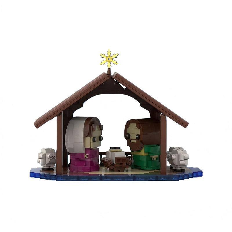 Christmas Nativity Creche Scene Building Kit | LEGO-Compatible MOC - 3