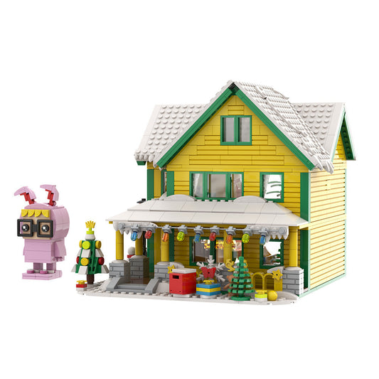 Christmas Snow House MOC Building Kit | LEGO-Compatible MOC - 1