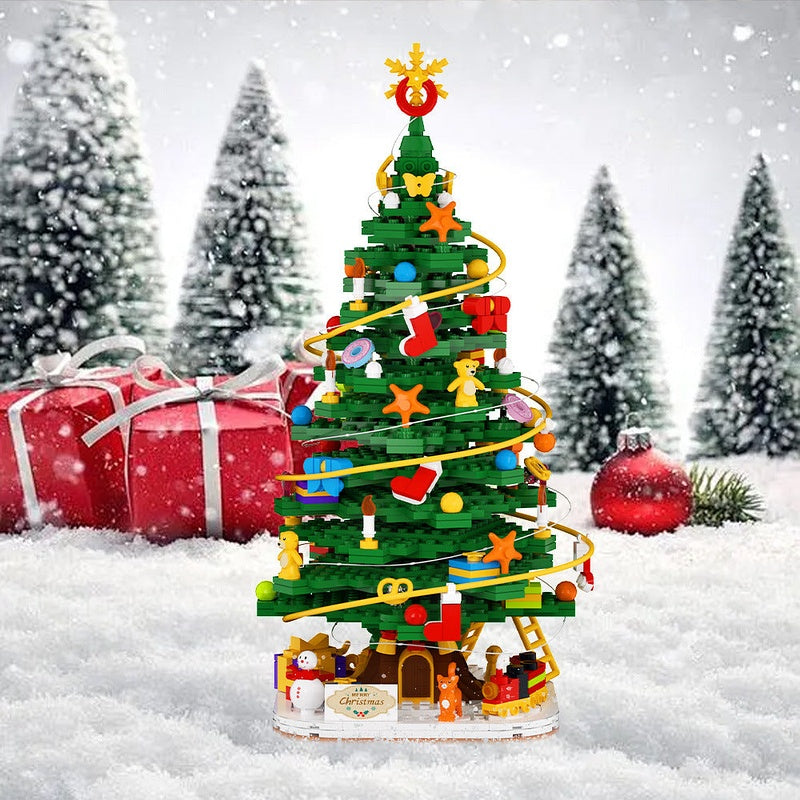 Christmas Tree MOC Building Kit | Holiday Tree Display Model - 6
