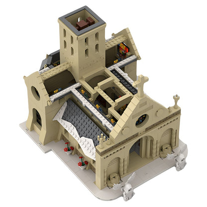 Christmas Village Church with Bell Tower MOC Building Kit - 2