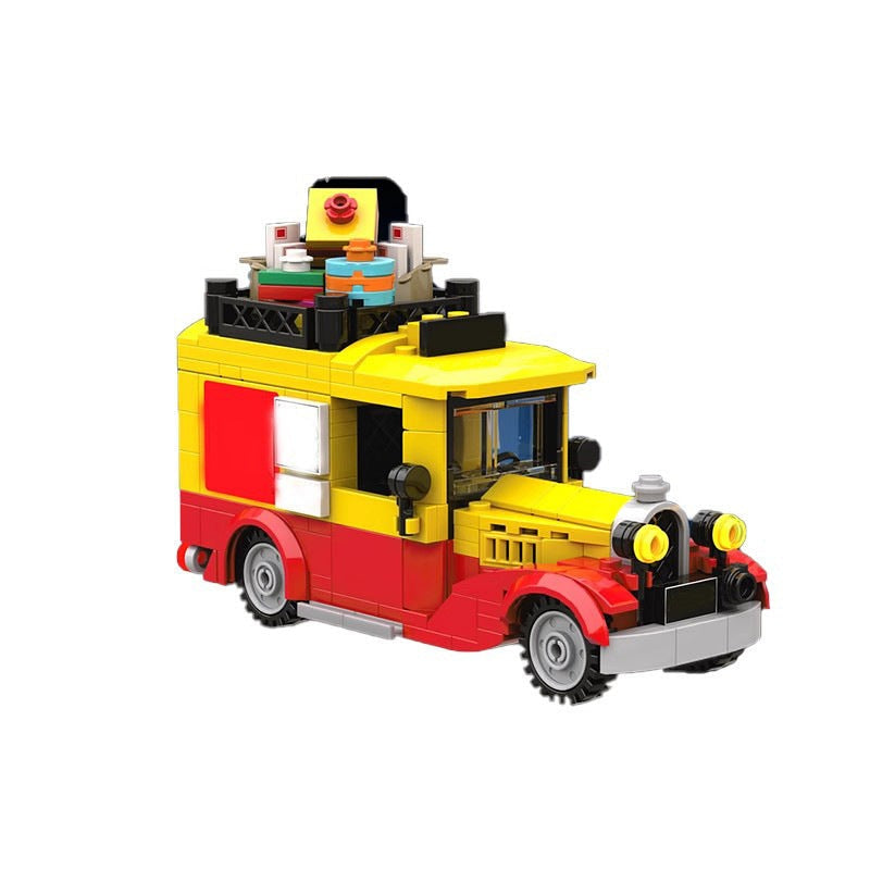 Christmas Vintage Postal Truck MOC Building Kit | Winter Village Vehicle - 2