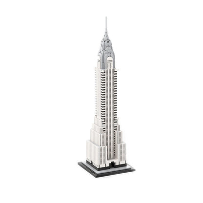 Chrysler Building MOC 1:800 Scale Skyscraper Architecture Building Kit - 1