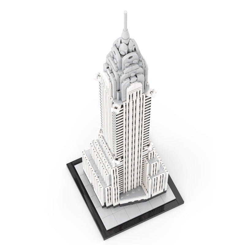 Chrysler Building MOC 1:800 Scale Skyscraper Architecture Building Kit - 2