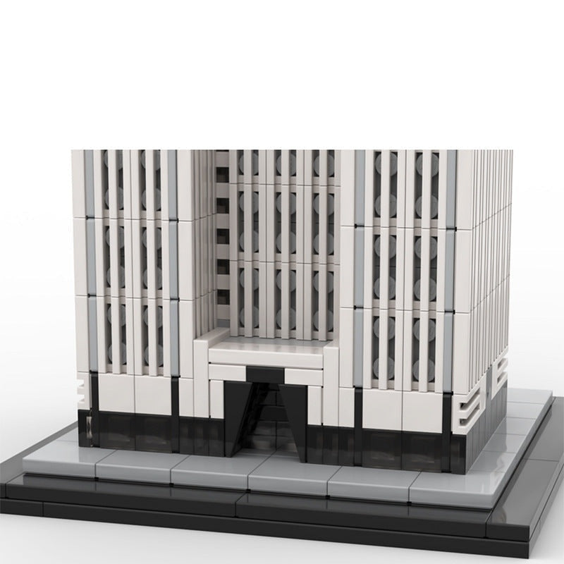 Chrysler Building MOC 1:800 Scale Skyscraper Architecture Building Kit - 3