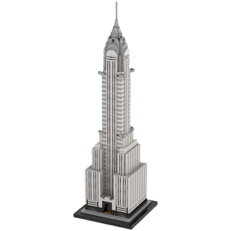 Chrysler Building Skyscraper Building Kit | LEGO-Compatible MOC - 1