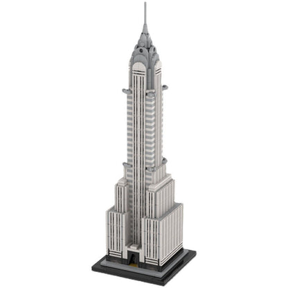 Chrysler Building Skyscraper Building Kit | LEGO-Compatible MOC - 1