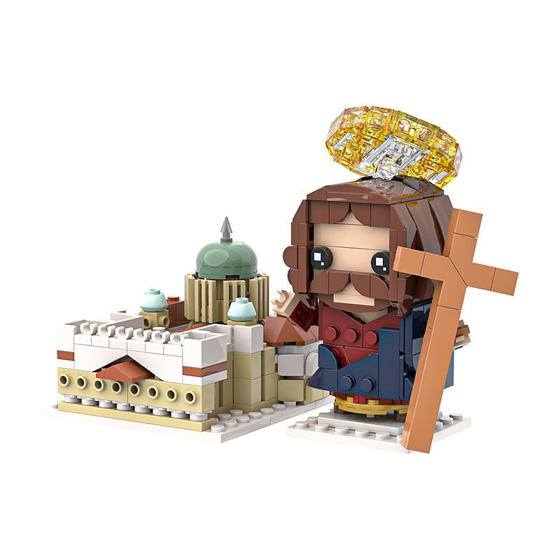 Church And Jesus MOC Building Kit | Historic Architecture Scene - 1
