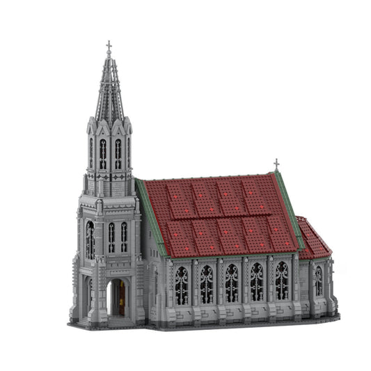 Church Building Kit | LEGO-Compatible MOC - 1