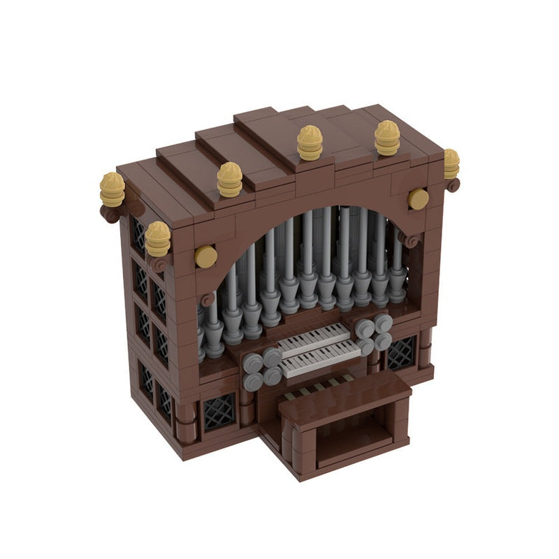 Church Organ MOC Building Kit | Historic Musical Instrument Model - 5