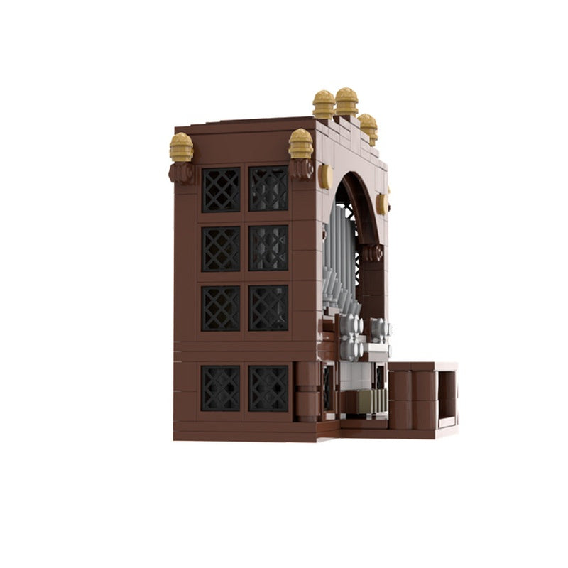 Church Organ MOC Building Kit | Historic Musical Instrument Model - 6