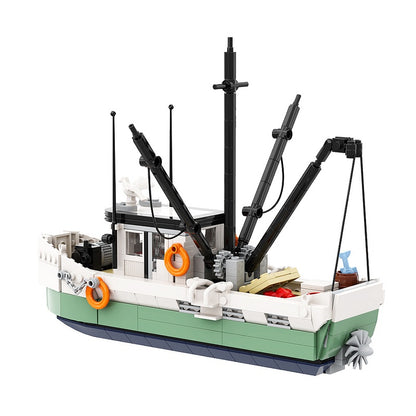 Cinematic Shrimping Boat Building Kit | LEGO-Compatible MOC - 7