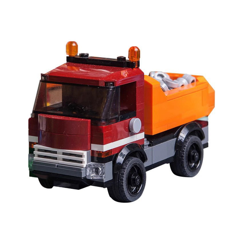 City Dump Truck MOC Building Kit | Construction Vehicle Model - 1