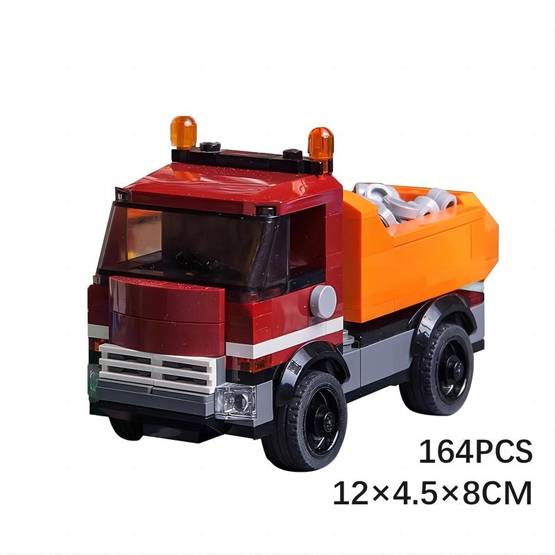 City Dump Truck MOC Building Kit | Construction Vehicle Model - 3