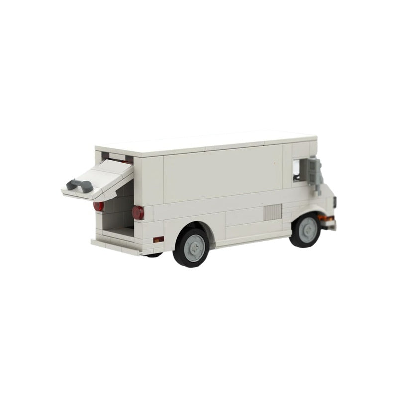 City Express Courier Step Van MOC Building Kit | Delivery Vehicle Model - 2