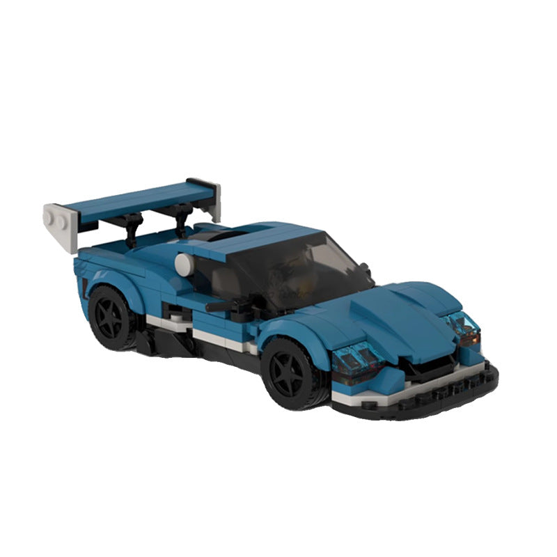 City Sports Car Building Kit | 8 Stud Wide | LEGO-Compatible MOC - 1