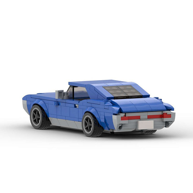 Classic 1960s Muscle Car MOC Building Kit | Vintage Vehicle Model - 2