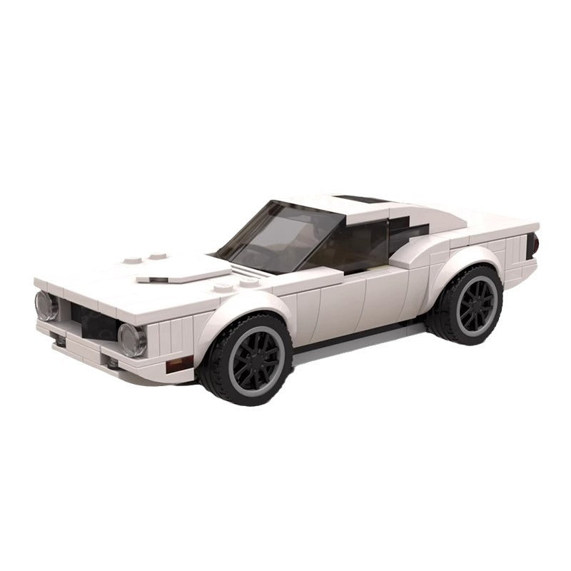 classic 1974 american muscle car building set | moc-26323 - 4