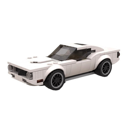 classic 1974 american muscle car building set | moc-26323 - 4