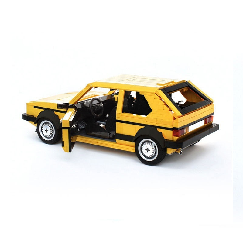 Classic 1983 German Hatchback MK1 MOC Building Kit | 1:14 Vehicle Model - 3