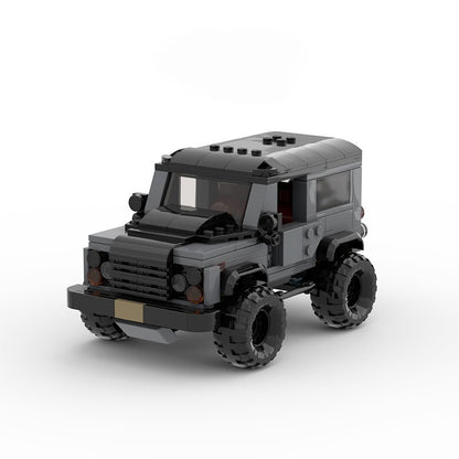Classic 4x4 Off-Road Defender Vehicle Building Kit | LEGO-Compatible MOC - 1