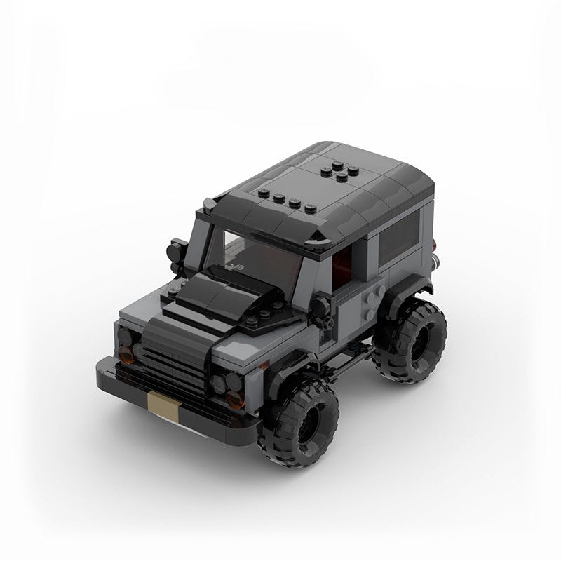 Classic 4x4 Off-Road Defender Vehicle Building Kit | LEGO-Compatible MOC - 2