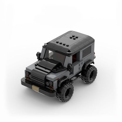 Classic 4x4 Off-Road Defender Vehicle Building Kit | LEGO-Compatible MOC - 2