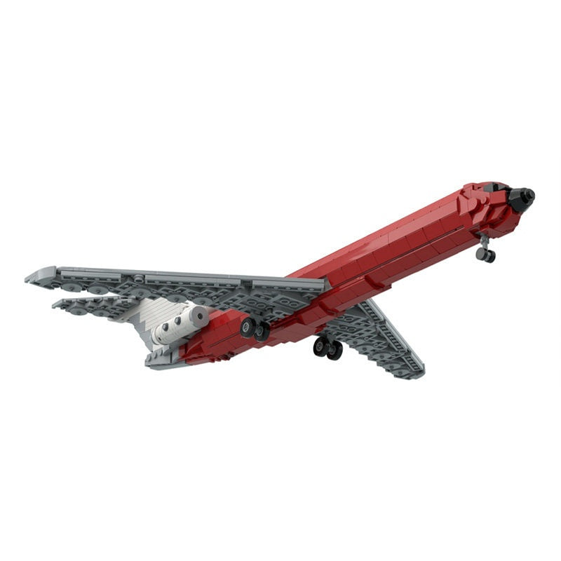 Classic 727-200 Trijet MOC Building Kit | Commercial Aircraft Model - 4