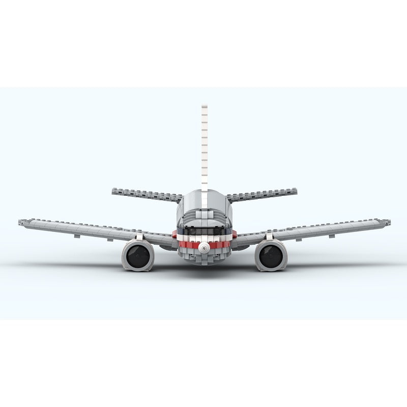 Classic 737-300 Narrow-Body Twinjet Airliner MOC Building Kit - 3