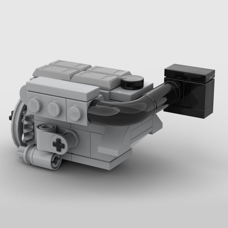 Classic 80s Movie Pickup Truck Building Kit | LEGO-Compatible MOC - 4