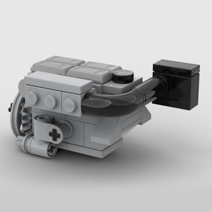 Classic 80s Movie Pickup Truck Building Kit | LEGO-Compatible MOC - 4