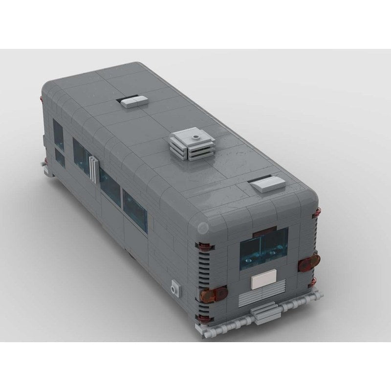 Classic American Camping Trailer MOC Building Kit | RV Vehicle Model - 2