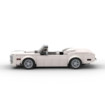 Classic American Muscle Convertible Building Kit | 8-Wide LEGO-Compatible MOC - 3