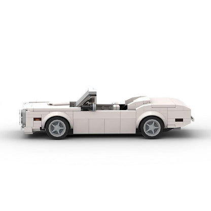 Classic American Muscle Convertible MOC Building Kit | 8-Wide Car Model - 3