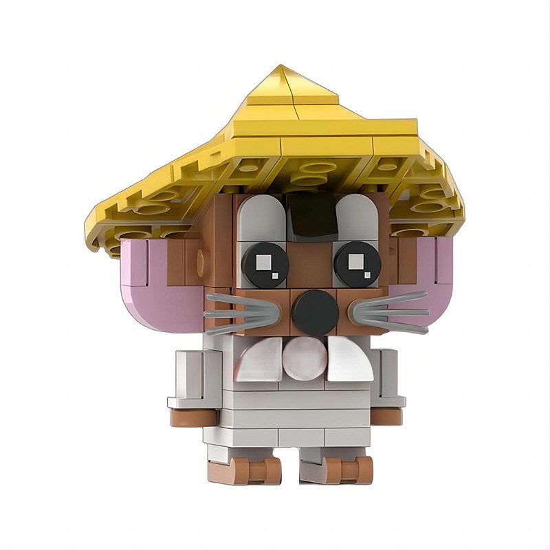 Classic Bunny Cartoon BrickHeadz Building Kit | LEGO-Compatible MOC - 6