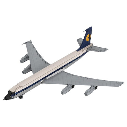 Classic Four-Engine 707 Jet Airliner MOC Building Kit - 1
