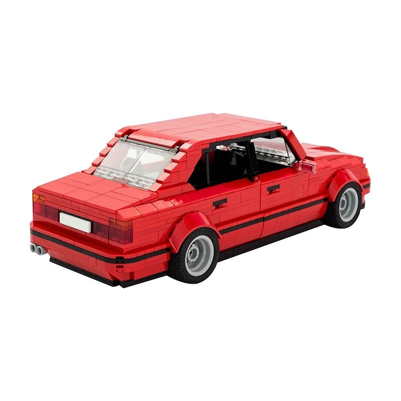 Classic German Sedan E34 MOC Building Kit | Vintage Vehicle Model - 2