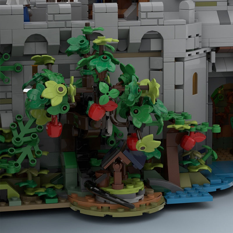 Classic Medieval Black Falcon Fortress Building Kit | LEGO-Compatible MOC - 1