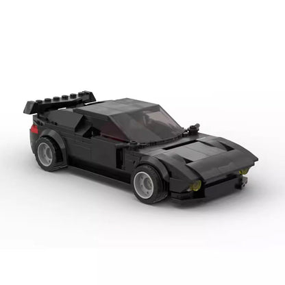 Classic Mid-Engine Sports Car Building Kit | LEGO-Compatible MOC - 3
