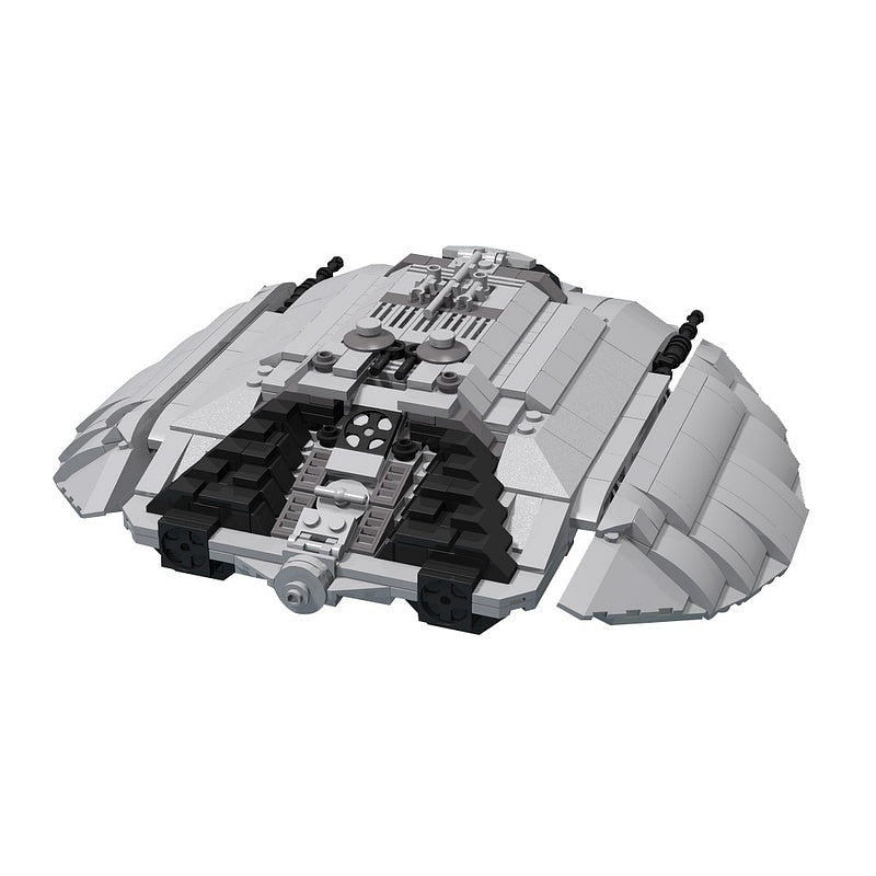 Classic Retro Starfighter Midi MOC Spacecraft Building Kit - 1