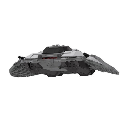 Classic Retro Starfighter Midi MOC Spacecraft Building Kit - 7