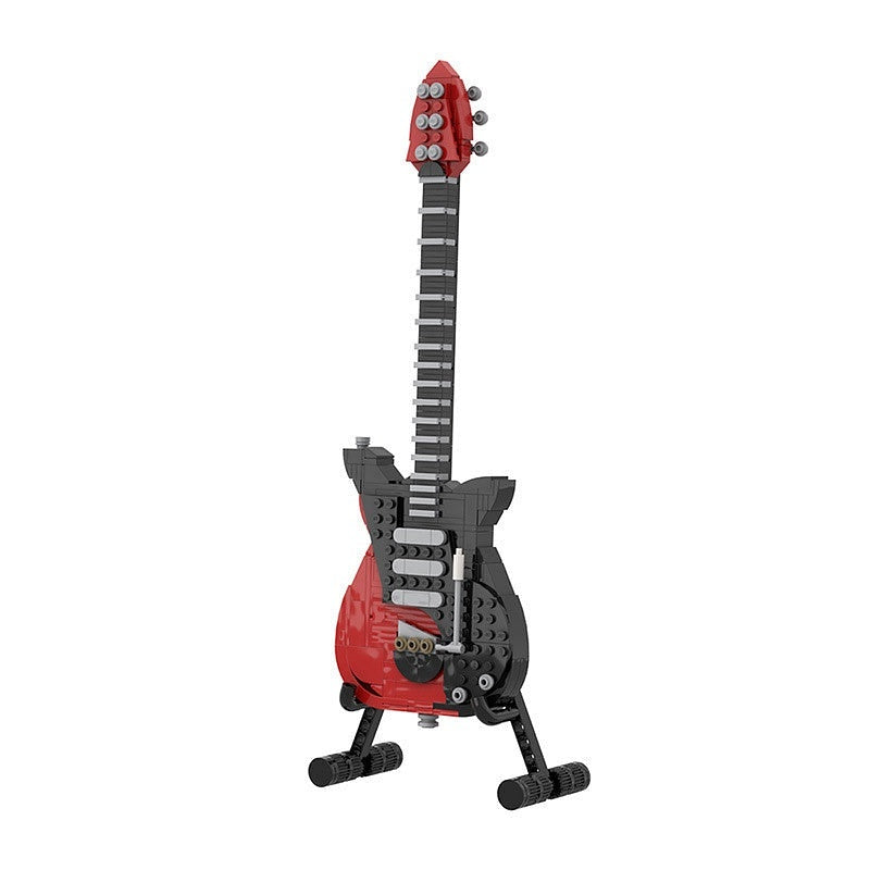 Classic Rock Electric Guitar MOC Building Kit | Display Model - 1