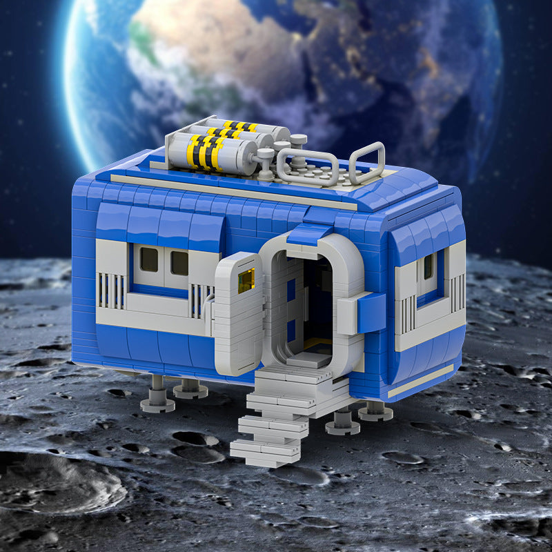 Classic Space Base Building Kit | LEGO-Compatible MOC - 2